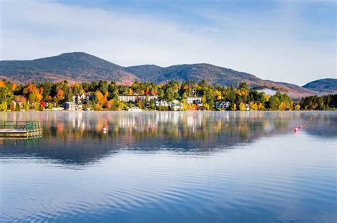 Beautiful Lake Placid in Autumn - The Whiteface Lodge