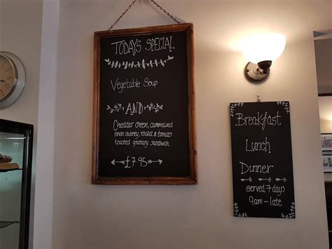 Menu at Cafe Grande, Edinburgh, 182-184 Bruntsfield Pl