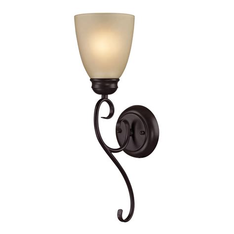 Titan Lighting 1 Light Wall Sconce In Oil Rubbed Bronze | The Home Depot Canada