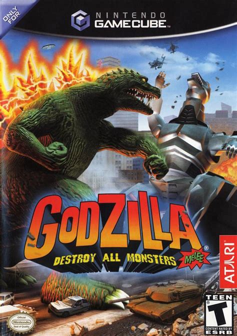 Godzilla Destroy All Monsters Melee Gamecube Game