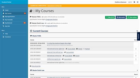 Mycourses :: Student Portal Maastricht University