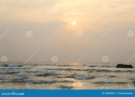 Beautiful Sunrise of RK Beach,Vishakhapatnam Stock Image - Image of ...