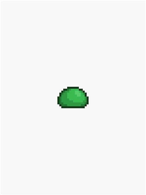 "Terraria Green Slime" Sticker for Sale by trueEqualas | Redbubble