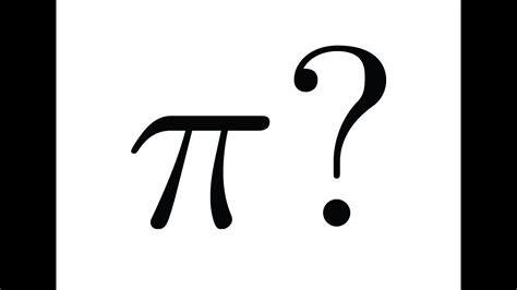 Why is the Symbol Pi Used? - YouTube