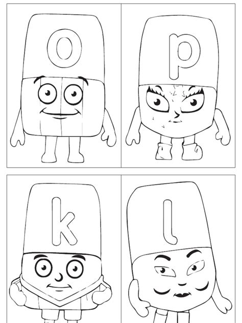 Alphablocks Coloring Pages