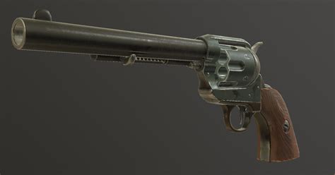 wild west sheriff's revolver | 3D Guns | Unity Asset Store