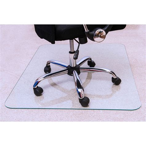 Glaciermat® Heavy Duty Glass Chair Mat for Hard Floors & Clear | eBay