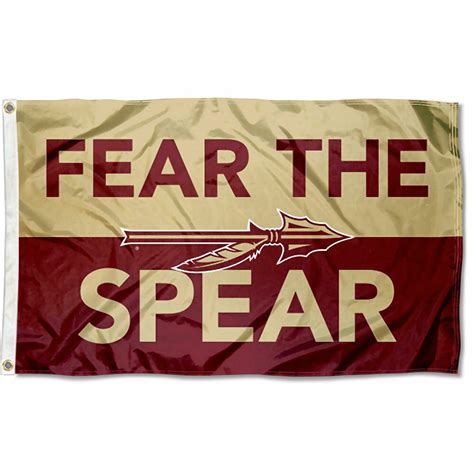 FSU Seminoles Fear The Spear Flag Large 3x5 840134528519 | eBay