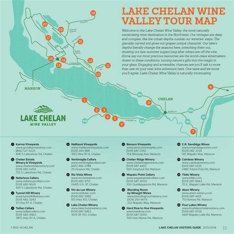 Lake Chelan Chamber Visitor Guide | Wine Tours | Designed by the talented Brandee Borror | Wine ...