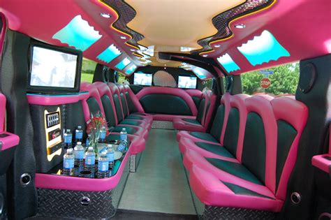 Pink Hummer Limo Interior | Hummer limo, Party bus, Party bus rental