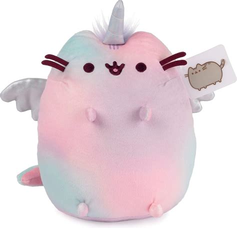 Buy GUND Pusheen Magic Swirl Pusheenicorn Plush Cat Stuffed Animal for Ages 8 and Up, Pink/Blue ...