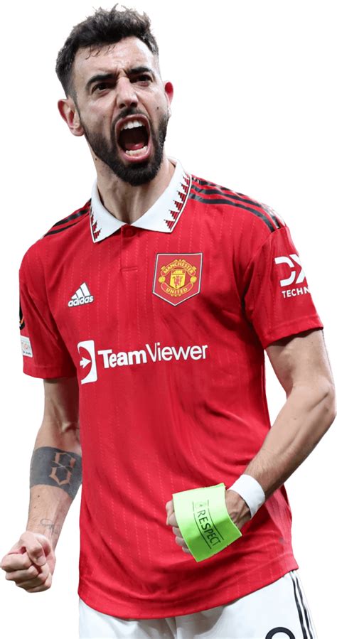 Bruno Fernandes Manchester United football render - FootyRenders