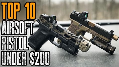 Top 10 Best Airsoft Pistols Under 200 Dollars on Amazon - YouTube