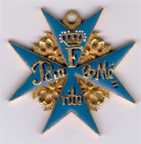 Early Order Pour le Mérite from the collection of Deutsches ...