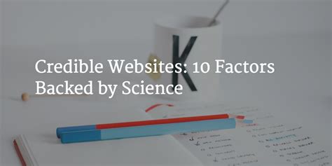 Credible Websites: 10 Factors Backed by Science - FunnelEnvy