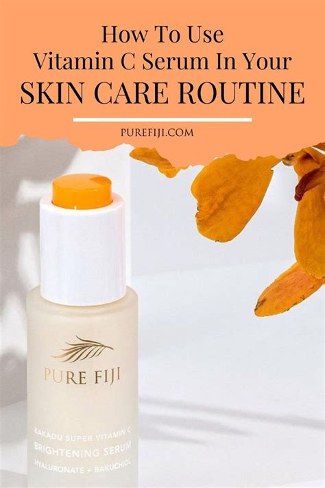 How To Use Vitamin C Serum In Your Skin Care Routine | Skin care ...