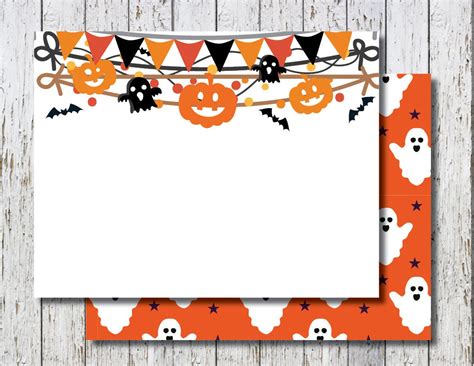 Halloween Thank You Cards Printable - Printable Word Searches