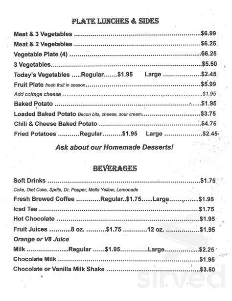 Dunlap Restaurant menus in Dunlap, Tennessee, United States