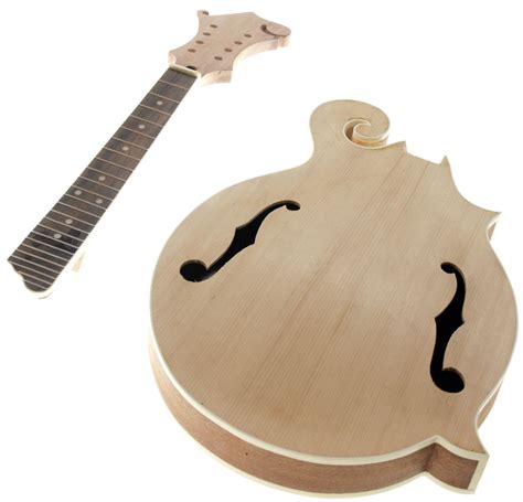 Solo F Style Mandolin Kit, Sapele Body, Spruce Top | Solo Music Gear