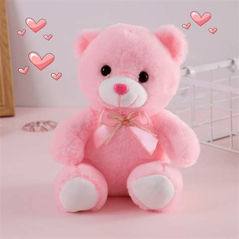 Girls Baby Cute Soft Stuffed Plush Teddy Bear Toy with LED Light up for Kids Xmas Gift | Teddy ...