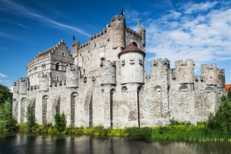 Gravensteen Castle in Ghent, Belgium jigsaw puzzle in Castles puzzles on TheJigsawPuzzles.com