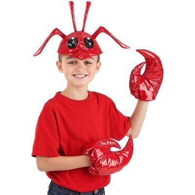 Halloweencostumes.com Kids Lobster Costume Accessory Kit, Black/red ...