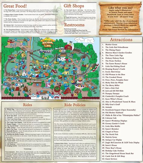 Storybook Land Park Map | Wonders of the world, Storybook, Disney magic ...