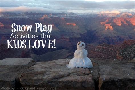 Snow Play Activities that Kids Love - Trekaroo