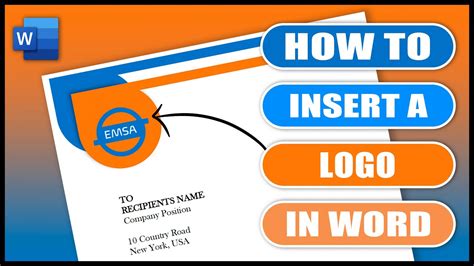 How to insert a LOGO in Word | LOGO into HEADERS AND FOOTERS - YouTube