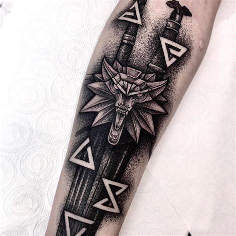 The wticher sword tattoo – Artofit