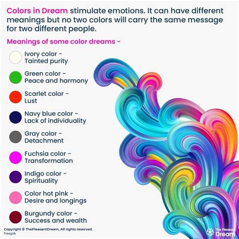 Colors in Dream: Discover the Meanings of 48 Dream Plots