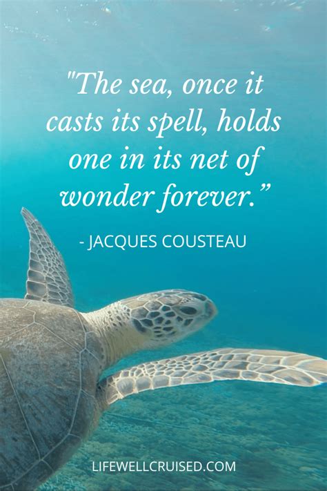 50 Inspirational Ocean Quotes for Those That Love the Sea - Life Well Cruised