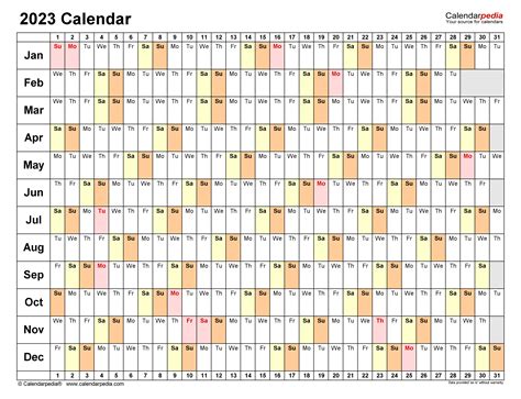 2023 Calendar Templates And Images Printable Monthly Calendar 2023 104874 | Hot Sex Picture