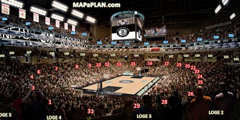 Barclays Center Brooklyn seating chart - View from Loge 3 - Row 1 ...