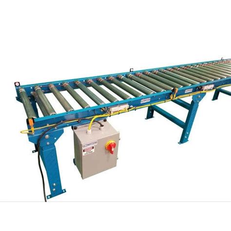 Motorized Roller Conveyor System - Color: Blue at Best Price in ...