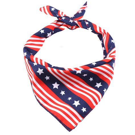 American Flag Dog Bandana Patriotic Dog Bandana Manufacturer