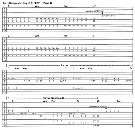 Sleepwalk E9 : The Steel Guitar Forum