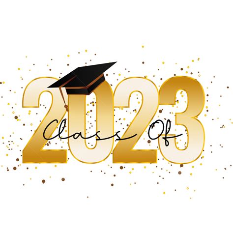 Graduation Class Of 2023 Transparent Background And Vector, 2023, Class Of 2023, Graduation PNG ...