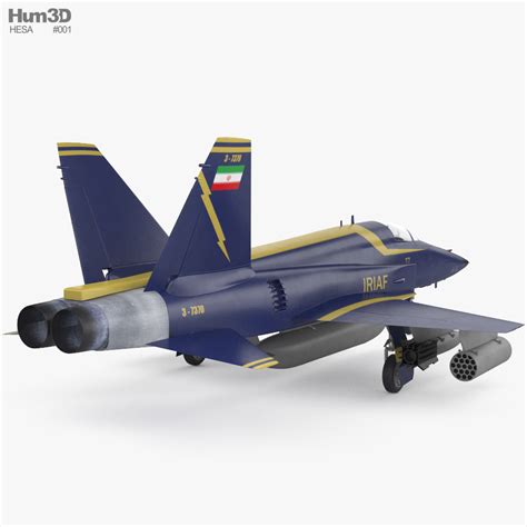 HESA Saeqeh 3D model - Aircraft on Hum3D