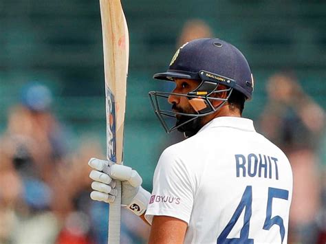 Rohit Sharma hits first Test century against England