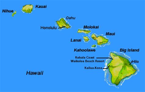 Maps | Ultimate Hawaii Vacations | Beach Luxury Family Honeymoon Resorts