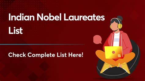 Indian Nobel Laureates List - Check the complete list here!