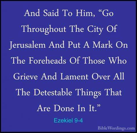 Ezekiel 9 - Holy Bible English - BibleWordings.com