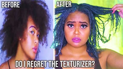 WOULD I EVER TEXTURIZE MY HAIR AGAIN?! | TEXTURIZER BEFORE AND AFTER PHOTOS - YouTube