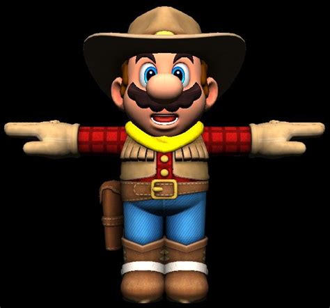 Cowboy Mario | Mario, Mario characters, Character