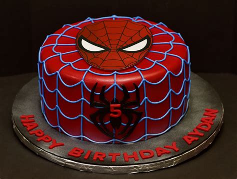 Spider-Man Cake by Cecy Huezo. www.delightfulcakesbycecy.com | Spiderman birthday cake ...