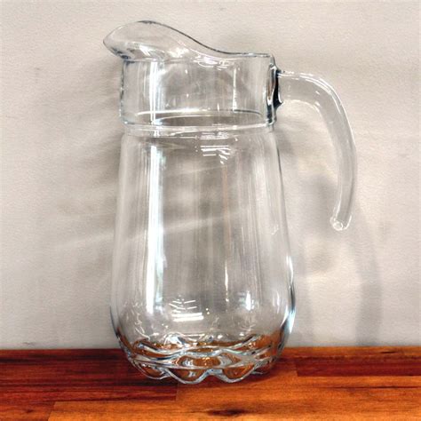 Glass Water Jug - Dobsons Marquee & Party Hire