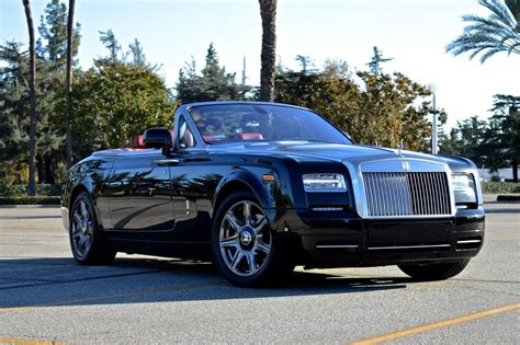 Rolls Royce 2-Door Convertible Black & Red - Exotic Cars - UNIQ Los Angeles