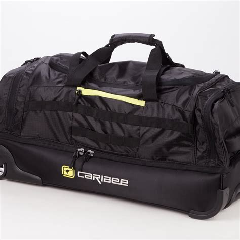 Caribee - Scarecrow DX 85 Trolley Duffle Bag Black 100L | Peter's of ...