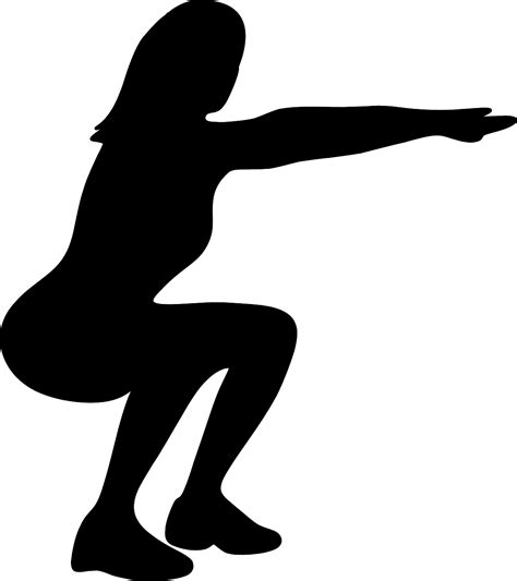 Exercise clipart silhouette, Exercise silhouette Transparent FREE for download on WebStockReview ...